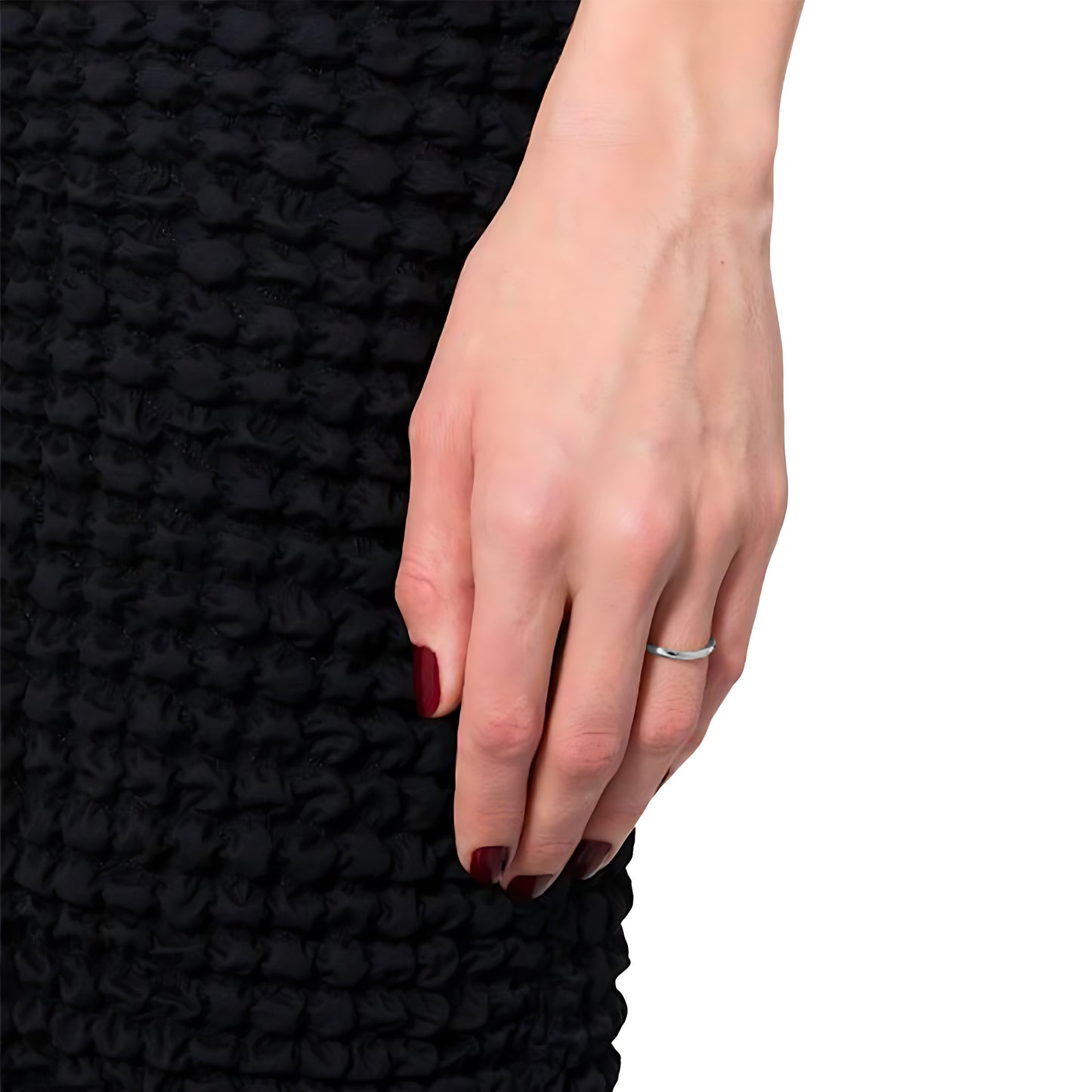 Alliance Absolu.e Twist 4mm - Or blanc 18k - joaillerie France - Loyale Paris - 2