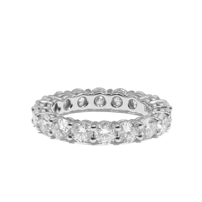 Bague Eternity - Or blanc 18k - diamant éthique - Loyale Paris