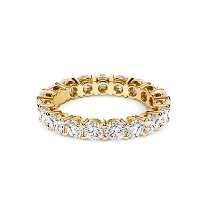 Bague Eternity - Or jaune 18k - diamant éthique - Loyale Paris