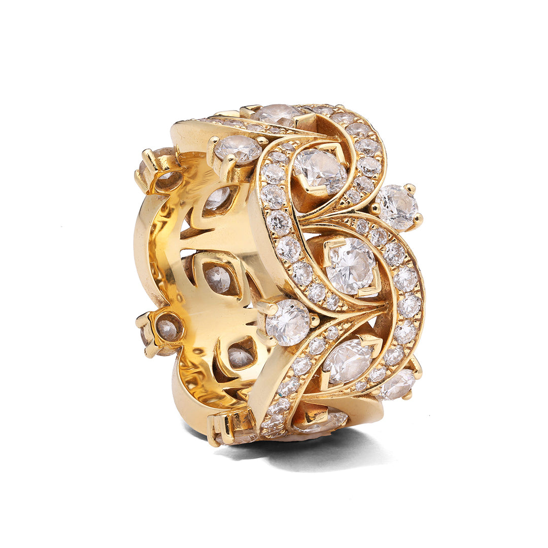 Bague Étoiles Filantes - Or jaune 18k - diamant éthique - Loyale Paris - 7