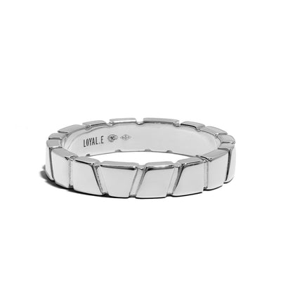 Bague Ride & Love - Or blanc 18k - joaillerie France - Loyale Paris - 1