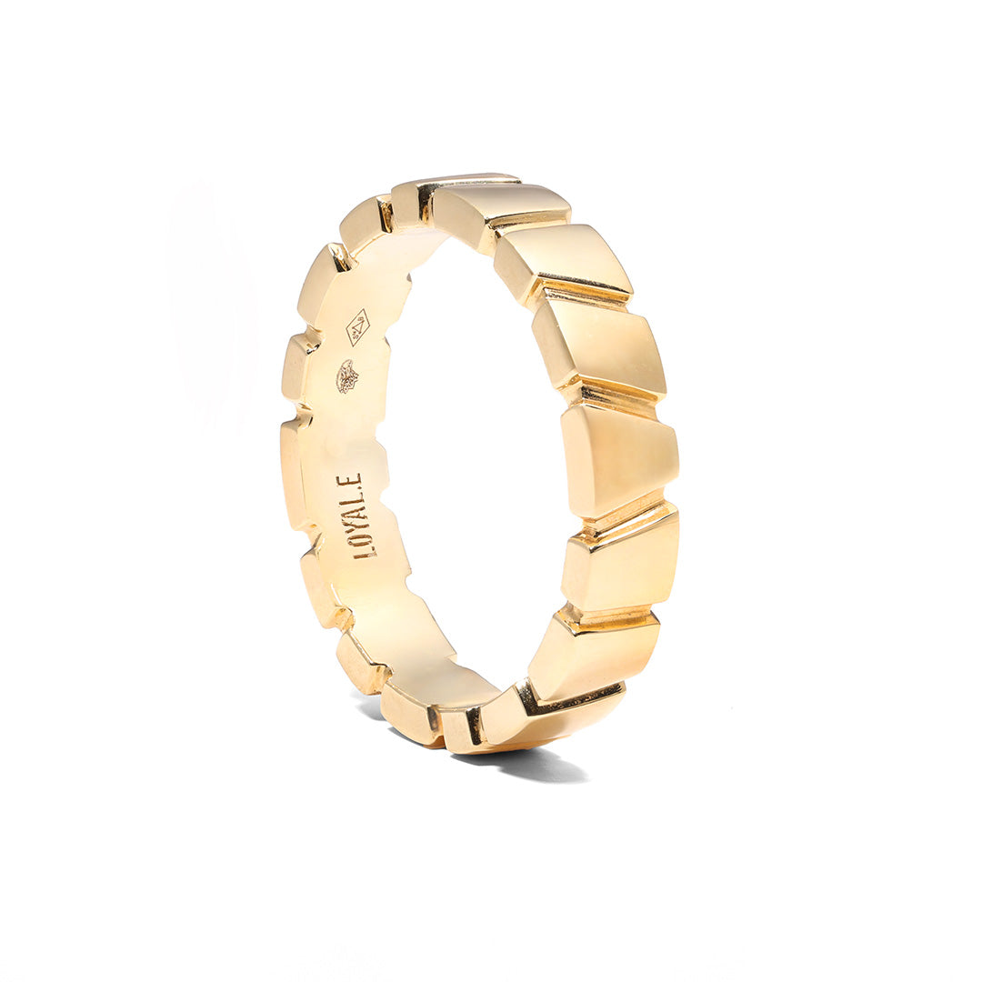 Bague Ride & Love - Or jaune 18k - joaillerie France - Loyale Paris - 1