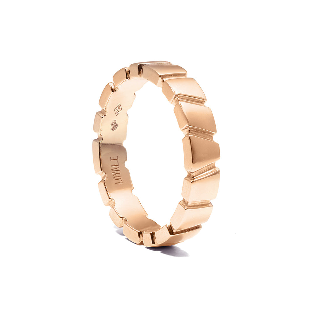 Bague Ride & Love - Or rose 18k - joaillerie France - Loyale Paris - 1