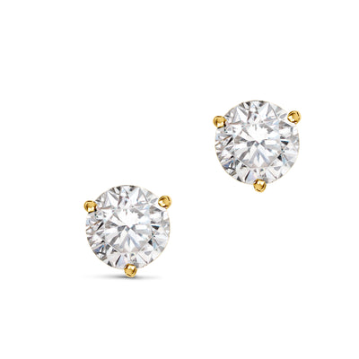 Boucles d'oreilles Pur.e 0.5ct x2 - Or jaune 18k - diamant éthique - Loyale Paris