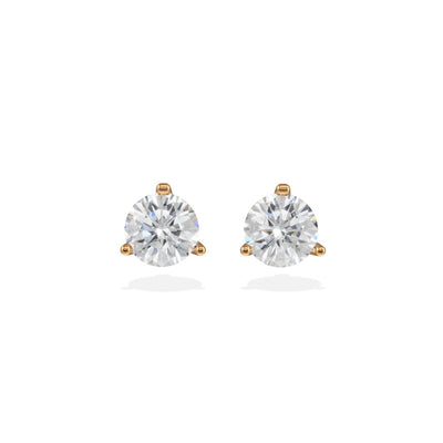 Boucles d'oreilles Pur.e 1ct x2 - Or jaune 18k - diamant éthique - Loyale Paris