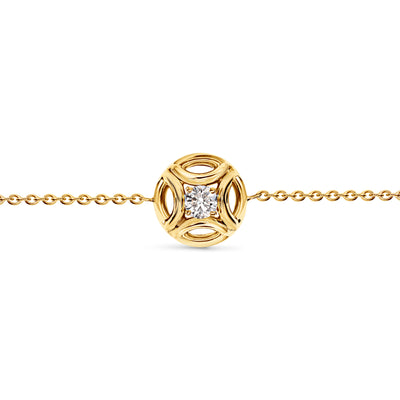 Bracelet Perpétuel.le 0.25ct - Or jaune 18k - diamant éthique - Loyale Paris
