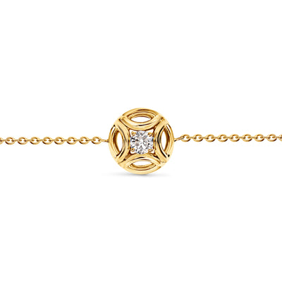 Bracelet Perpétuel.le 0.25ct - Or jaune 18k - diamant éthique - Loyale Paris
