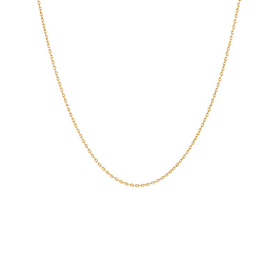 Chaine Forcat Rose fine Or jaune 18k Loyale Paris