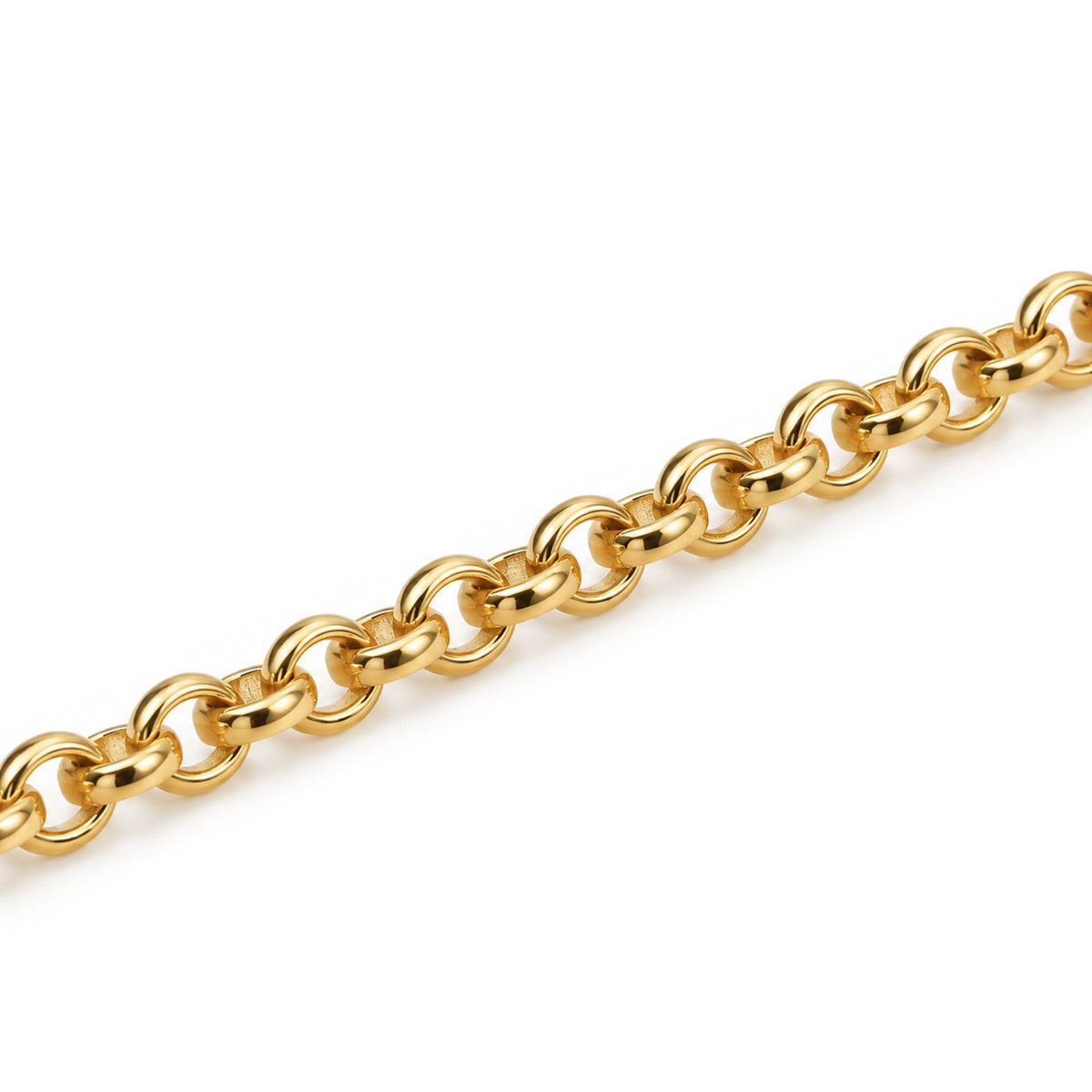 Chaine Maille Ronde Large Or Jaune 18k Loyale Paris