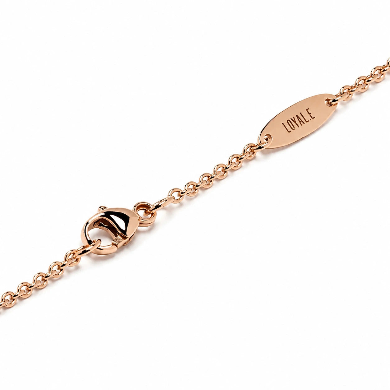 Pendentif Ride & Love pavé Small - Or rose 18k - diamant éthique - Loyale Paris