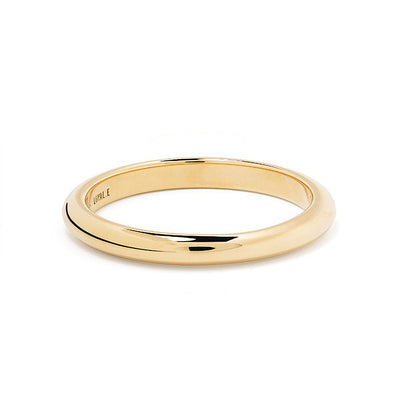 Alliance Absolu.e Demi-jonc 2mm - Or jaune 18k - joaillerie France - Loyale Paris - 1