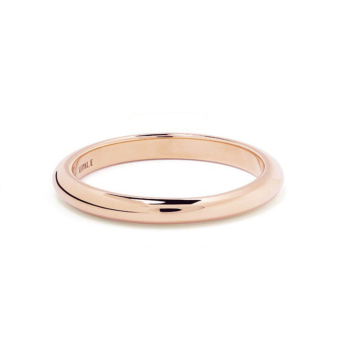 Alliance Absolu.e Demi-jonc 2mm - Or rose 18k - joaillerie France - Loyale Paris - 1