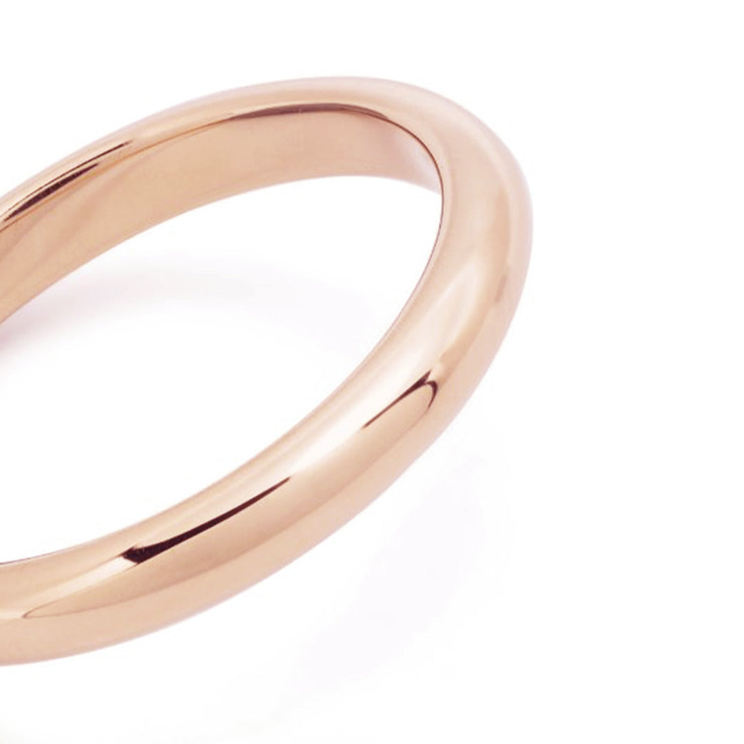 Alliance Absolu.e Demi-jonc 2mm - Or rose 18k - joaillerie France - Loyale Paris - 1