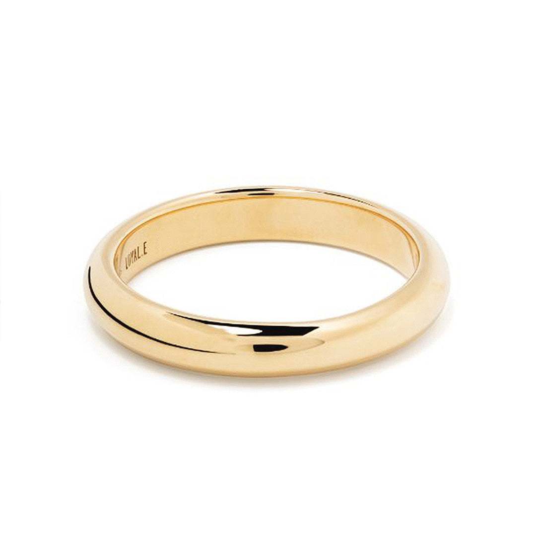 Alliance Absolu.e Demi-jonc 3mm - Or jaune 18k - joaillerie France - Loyale Paris - 1