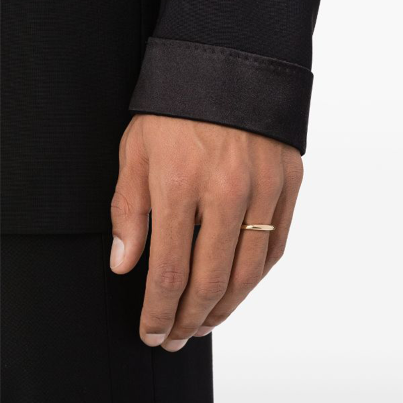 Alliance Absolu.e Demi-jonc 3mm - Or jaune 18k - joaillerie France - Loyale Paris - 1