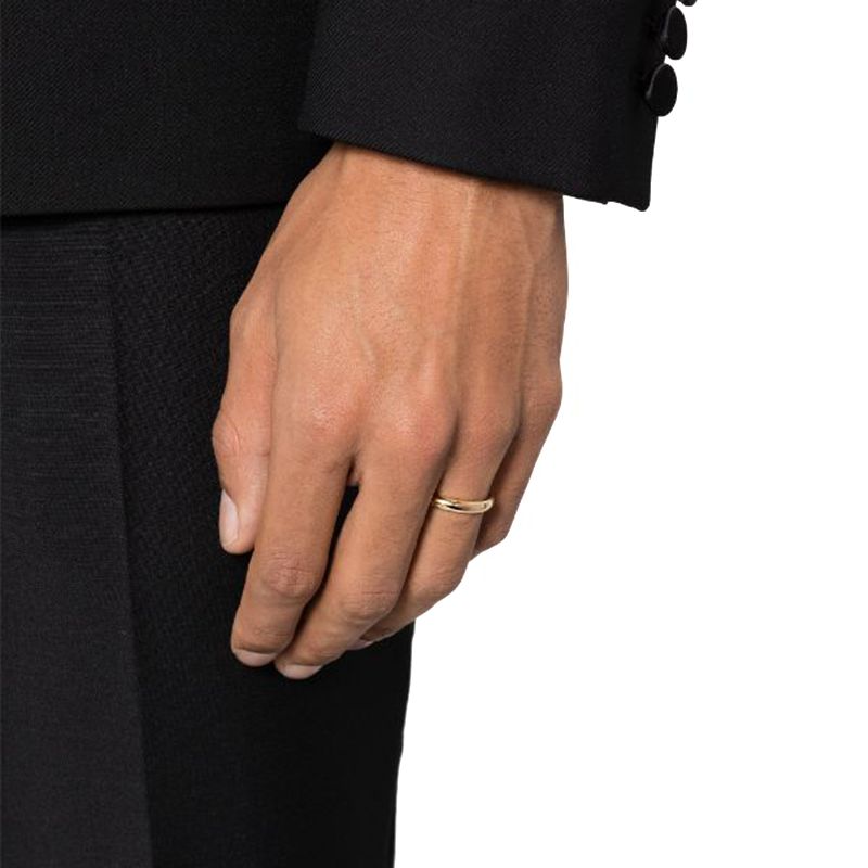 Alliance Absolu.e Demi-jonc 4mm - Or jaune 18k - joaillerie France - Loyale Paris - 1