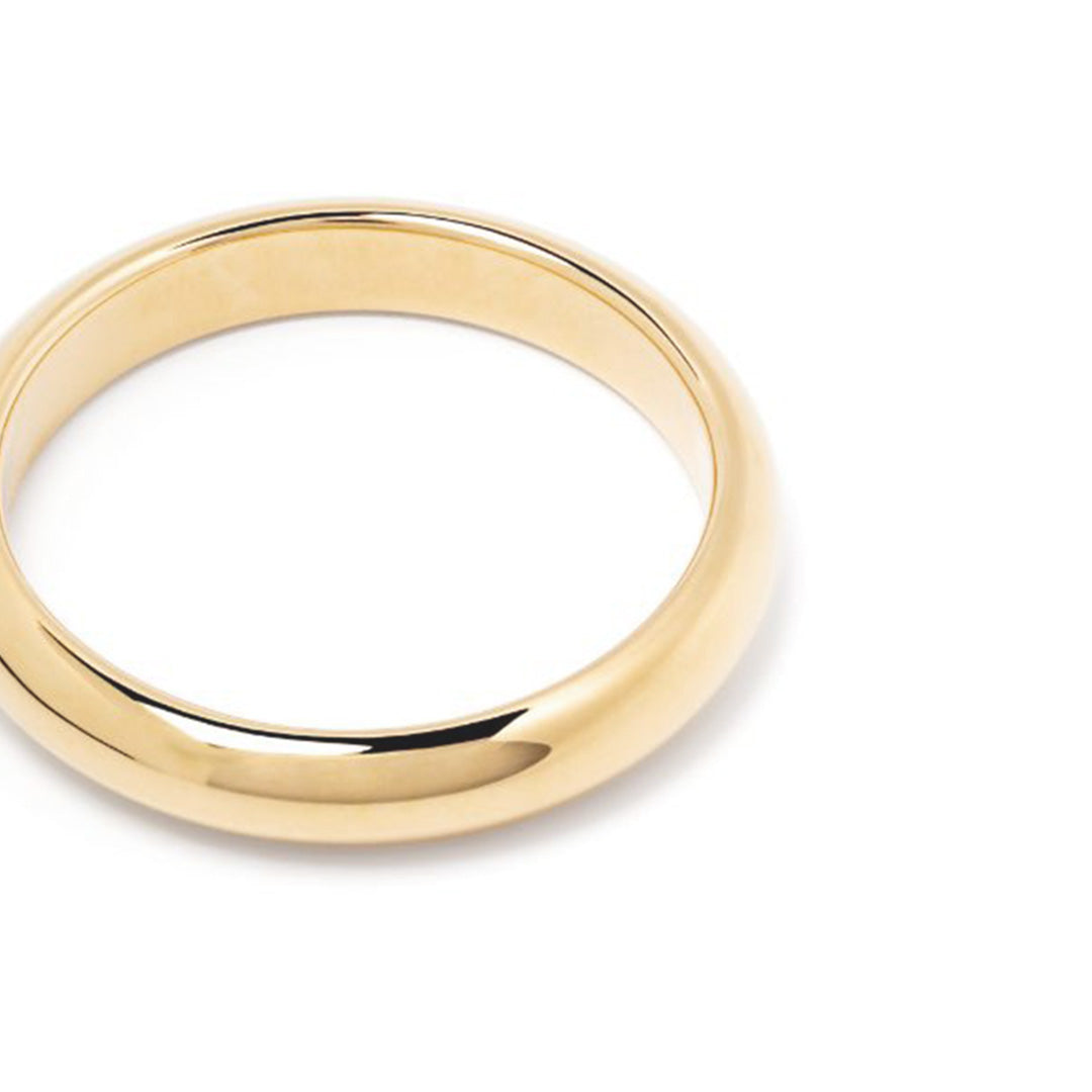 Alliance Absolu.e Demi-jonc 4mm - Or jaune 18k - joaillerie France - Loyale Paris - 1