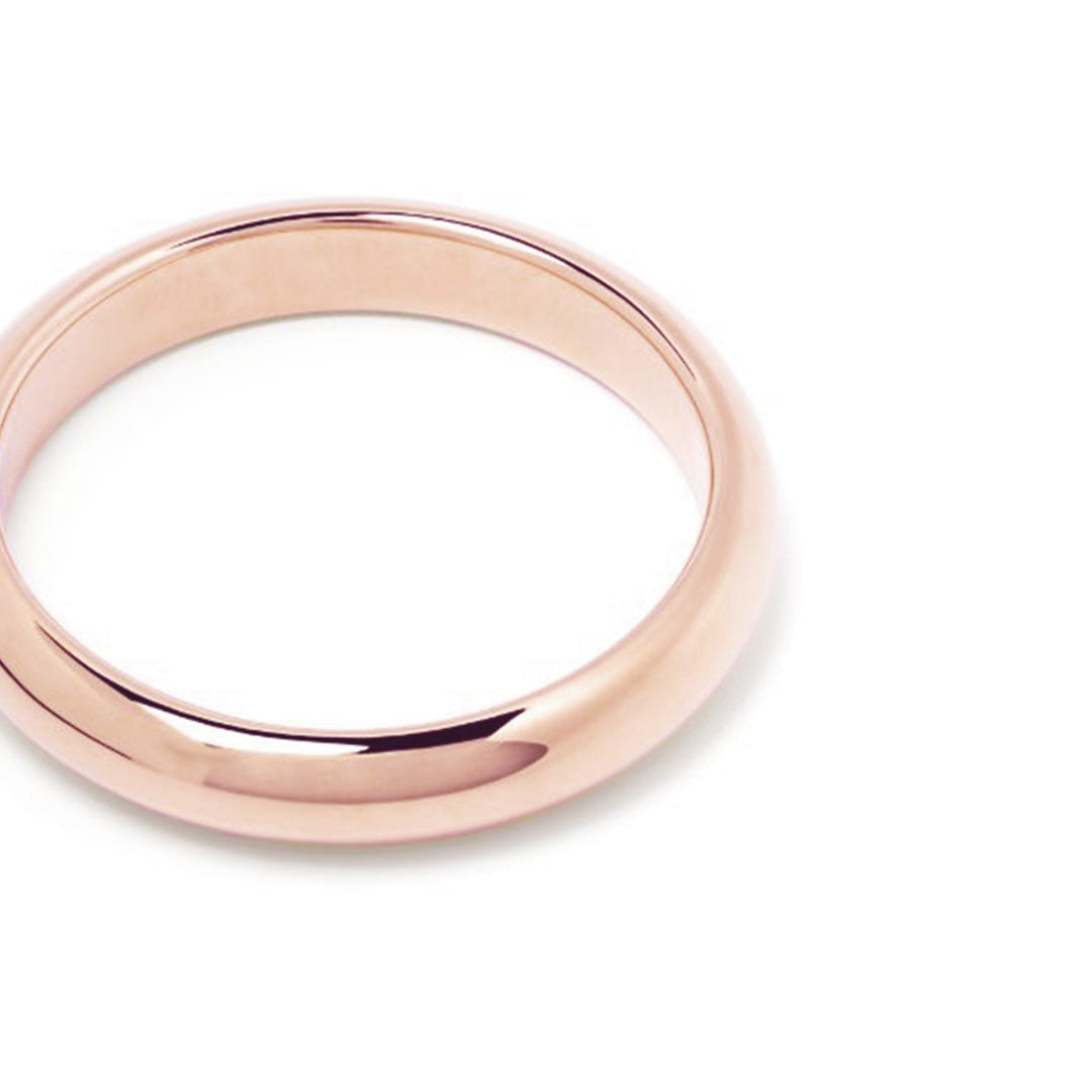 Alliance Absolu.e Demi-jonc 4mm - Or rose 18k - joaillerie France - Loyale Paris - 1