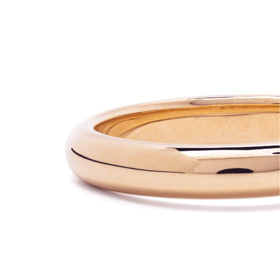 Alliance Absolu.e Demi-jonc 4mm - Or rose 18k - joaillerie France - Loyale Paris - 1