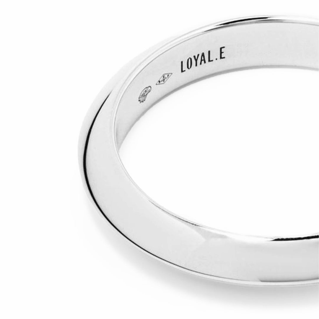 Alliance Absolu.e Duo 4mm - Or blanc 18k - joaillerie France - Loyale Paris - 1