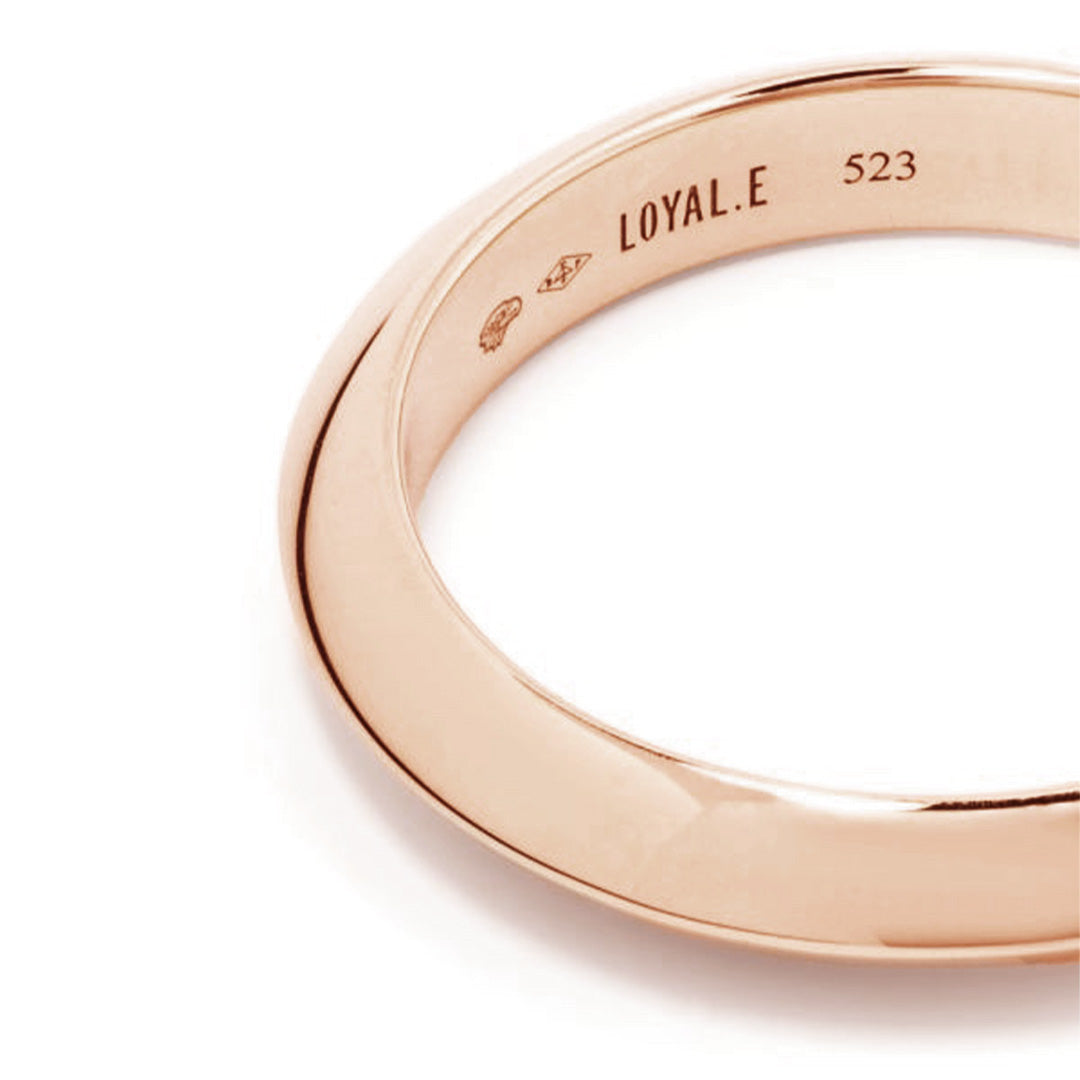 Alliance Absolu.e Duo 4mm - Or rose 18k - joaillerie France - Loyale Paris - 1