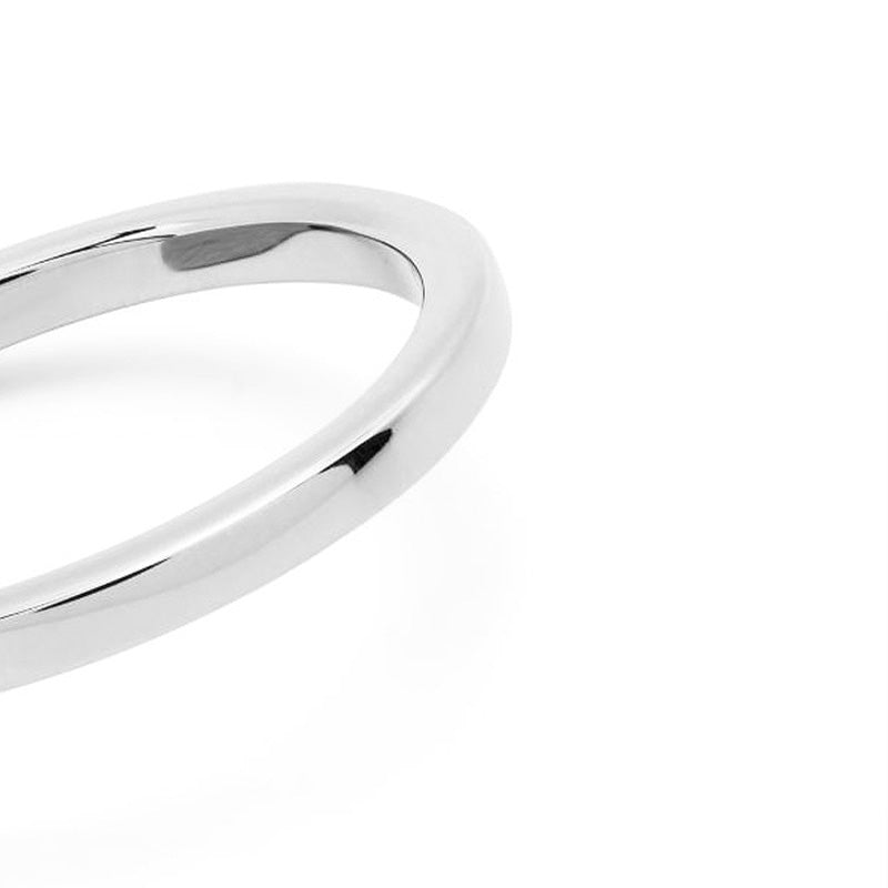 Alliance Absolu.e Ruban 2mm - Or blanc 18k - joaillerie France - Loyale Paris - 3