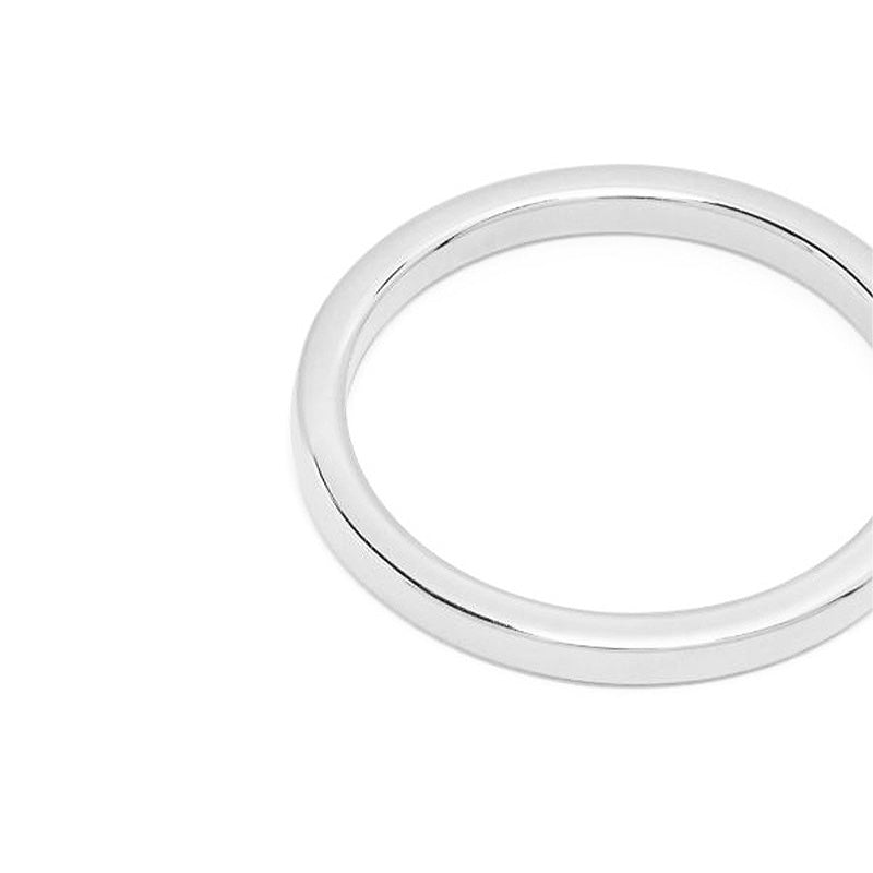Alliance Absolu.e Ruban 2mm - Or blanc 18k - joaillerie France - Loyale Paris - 5