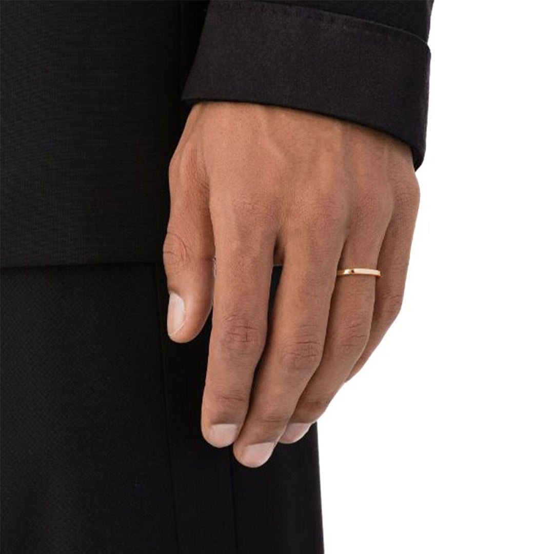 Alliance Absolu.e Ruban 2mm - Or rose 18k - joaillerie France - Loyale Paris - 1