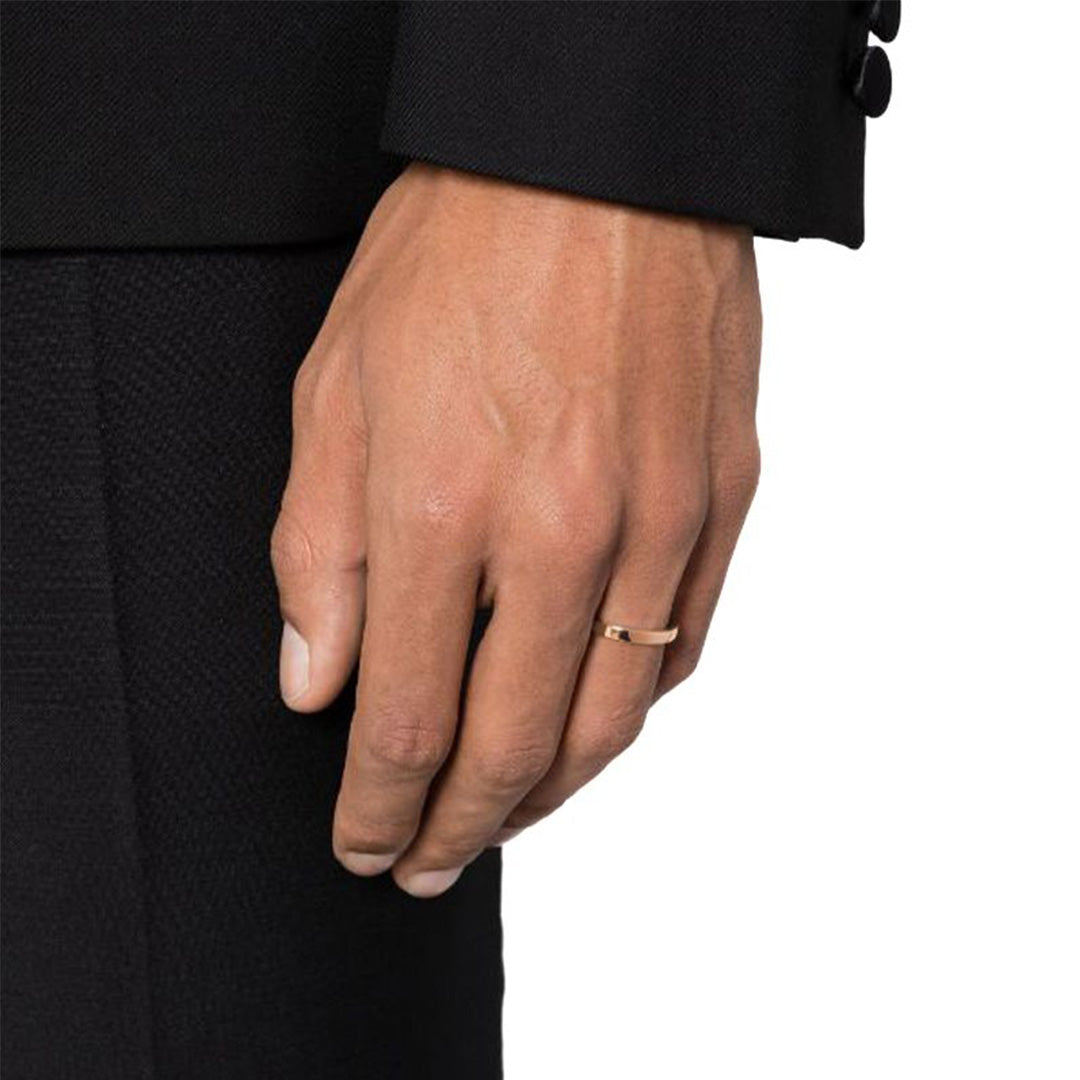 Alliance Absolu.e Ruban 3mm - Or rose 18k - joaillerie France - Loyale Paris - 1