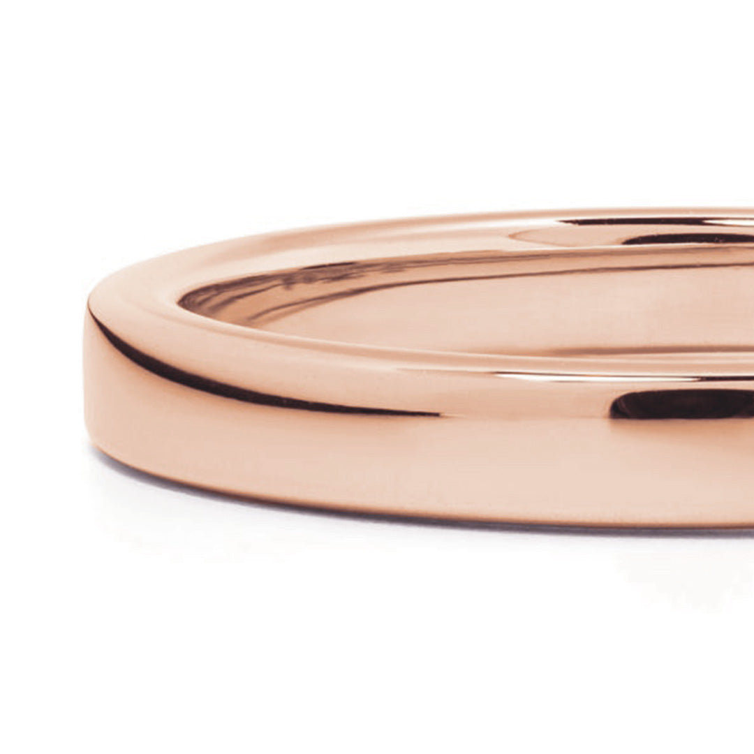 Alliance Absolu.e Ruban 3mm - Or rose 18k - joaillerie France - Loyale Paris - 1