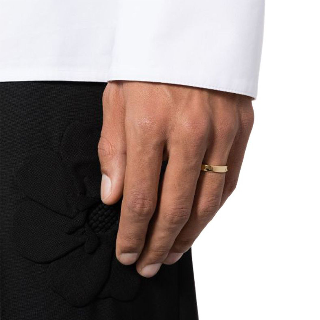 Alliance Absolu.e Ruban 4mm - Or jaune 18k - joaillerie France - Loyale Paris - 1