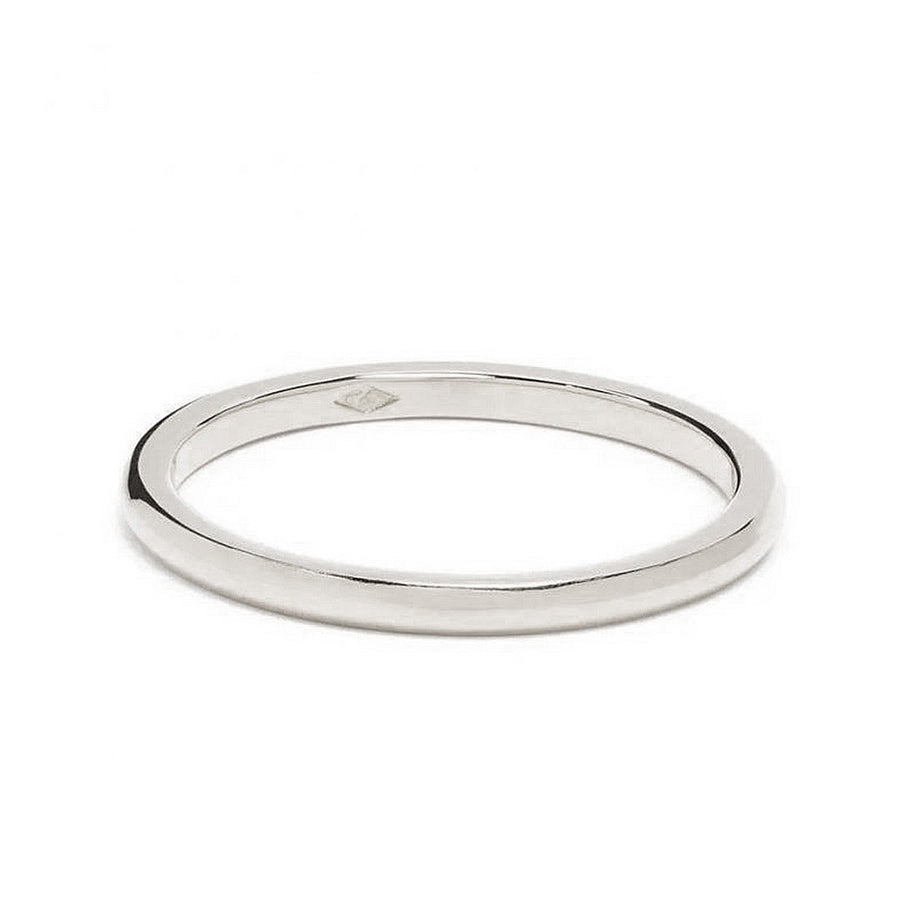 Alliance Absolu.e Signature 2mm - Or blanc 18k - joaillerie France - Loyale Paris - 1