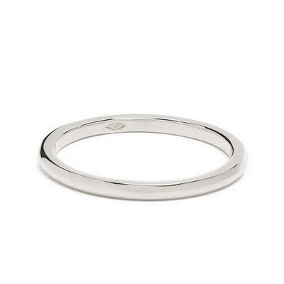 Alliance Absolu.e Signature 2mm - Or blanc 18k - joaillerie France - Loyale Paris - 1