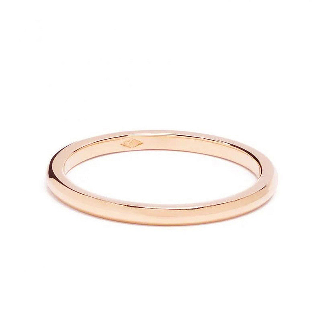 Alliance Absolu.e Signature 2mm - Or rose 18k - joaillerie France - Loyale Paris - 1