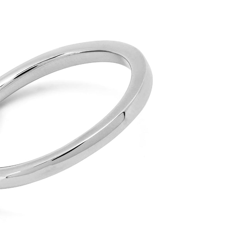Alliance Absolu.e Twist 2mm - Or blanc 18k - joaillerie France - Loyale Paris - 3