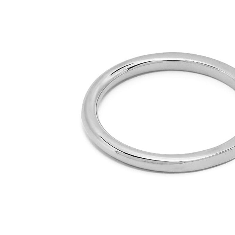 Alliance Absolu.e Twist 2mm - Or blanc 18k - joaillerie France - Loyale Paris - 4