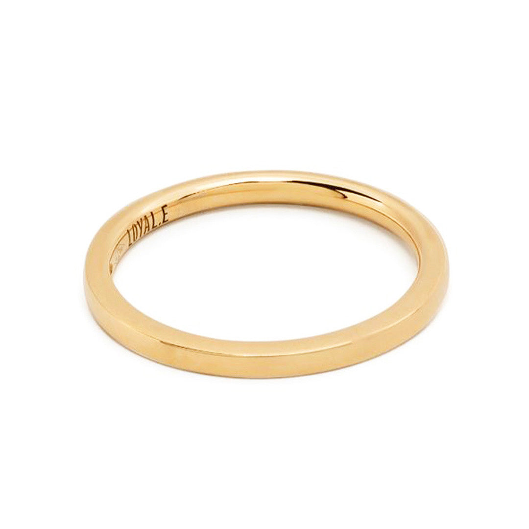 Alliance Absolu.e Twist 2mm - Or jaune 18k - joaillerie France - Loyale Paris - 1