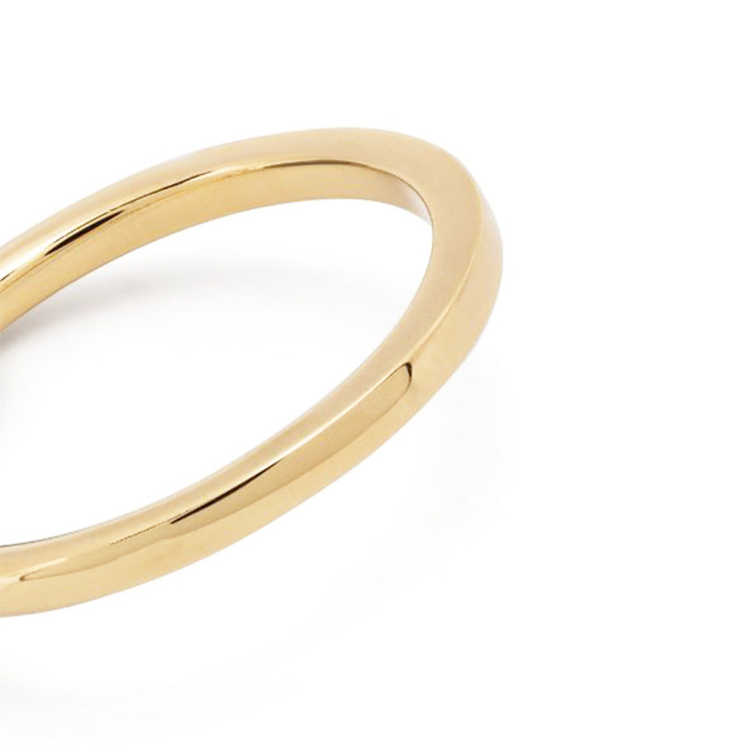 Alliance Absolu.e Twist 2mm - Or jaune 18k - joaillerie France - Loyale Paris - 1