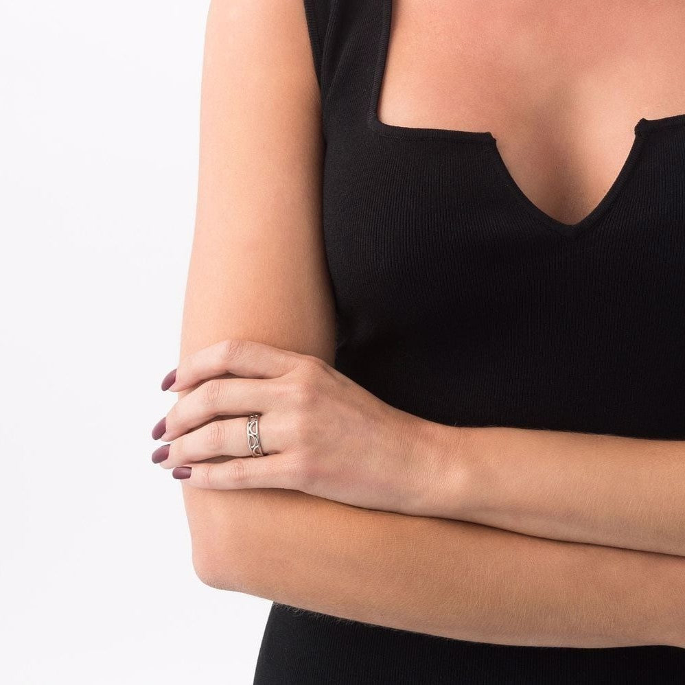 Alliance Amour Perpétuel - Or blanc 18k - joaillerie France - Loyale Paris - 1