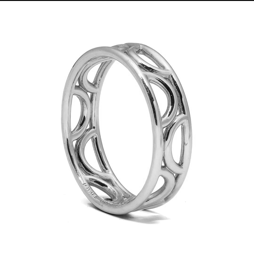 Alliance Amour Perpétuel - Or blanc 18k - joaillerie France - Loyale Paris - 1