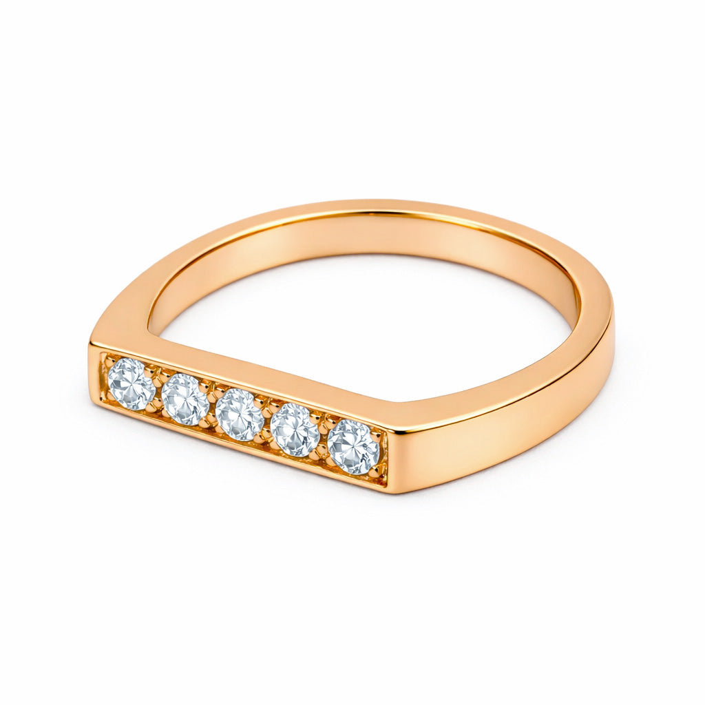 Alliance Uraeus Brillant Or Rose 18k diamant ethique Loyale Paris