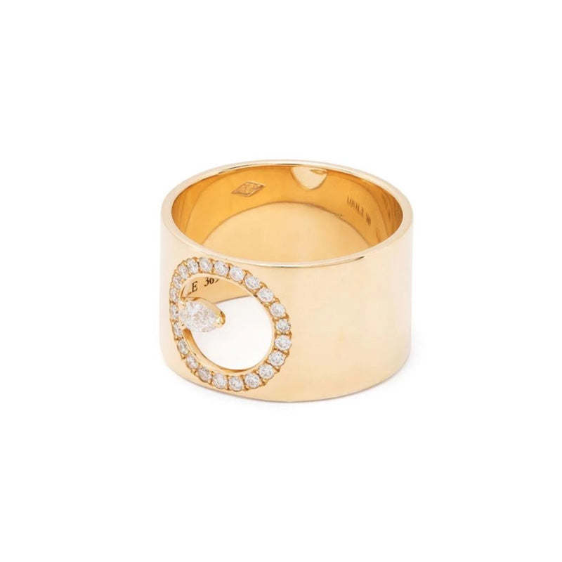 Bague Bénédicte Burguet - Or jaune 18k - diamant éthique - Loyale Paris