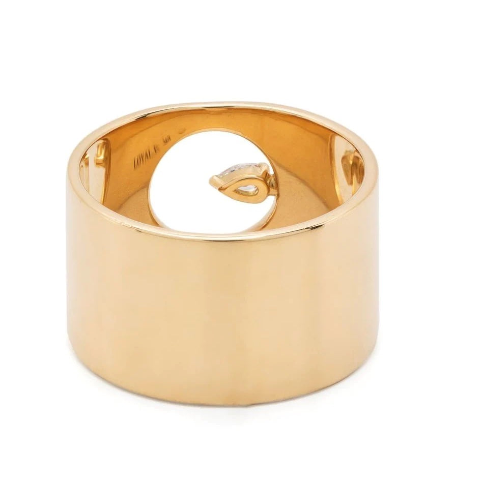 Bague Bénédicte Burguet - Or jaune 18k - diamant éthique - Loyale Paris