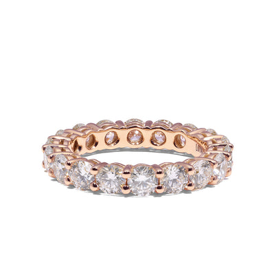 Bague Eternity - Or rose 18k - diamant éthique - Loyale Paris