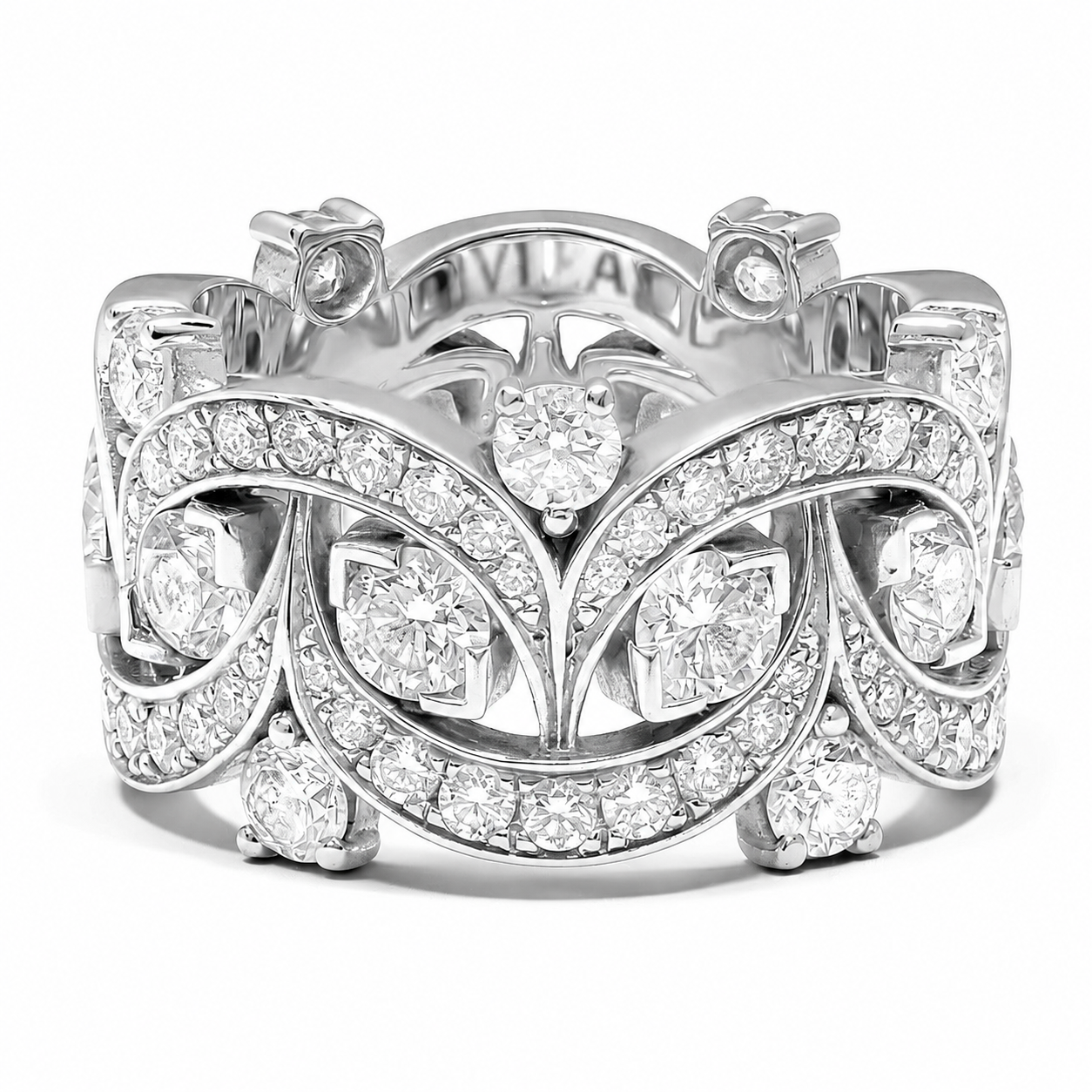 Bague Etoiles Filantes - Or Blanc 18k - diamant éthique - Loyal.e Paris