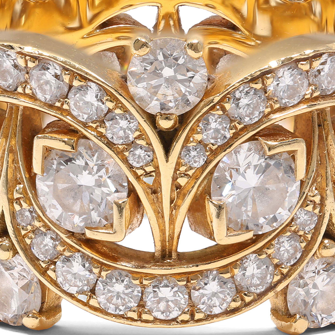 Bague Etoiles Filantes - Or jaune 18k - diamant ethique - Loyale Paris - 5