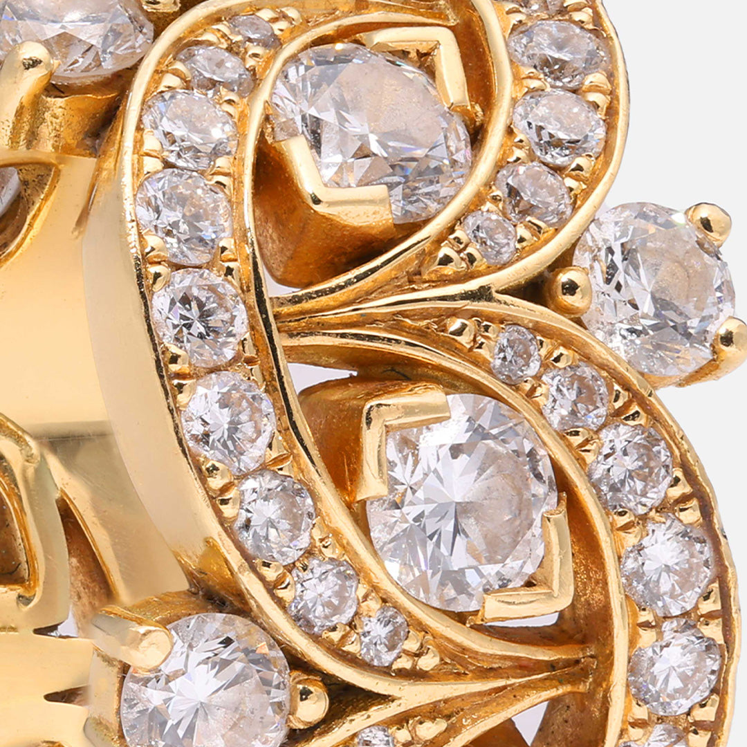 Bague Etoiles Filantes - Or jaune 18k - diamant ethique - Loyale Paris - 6