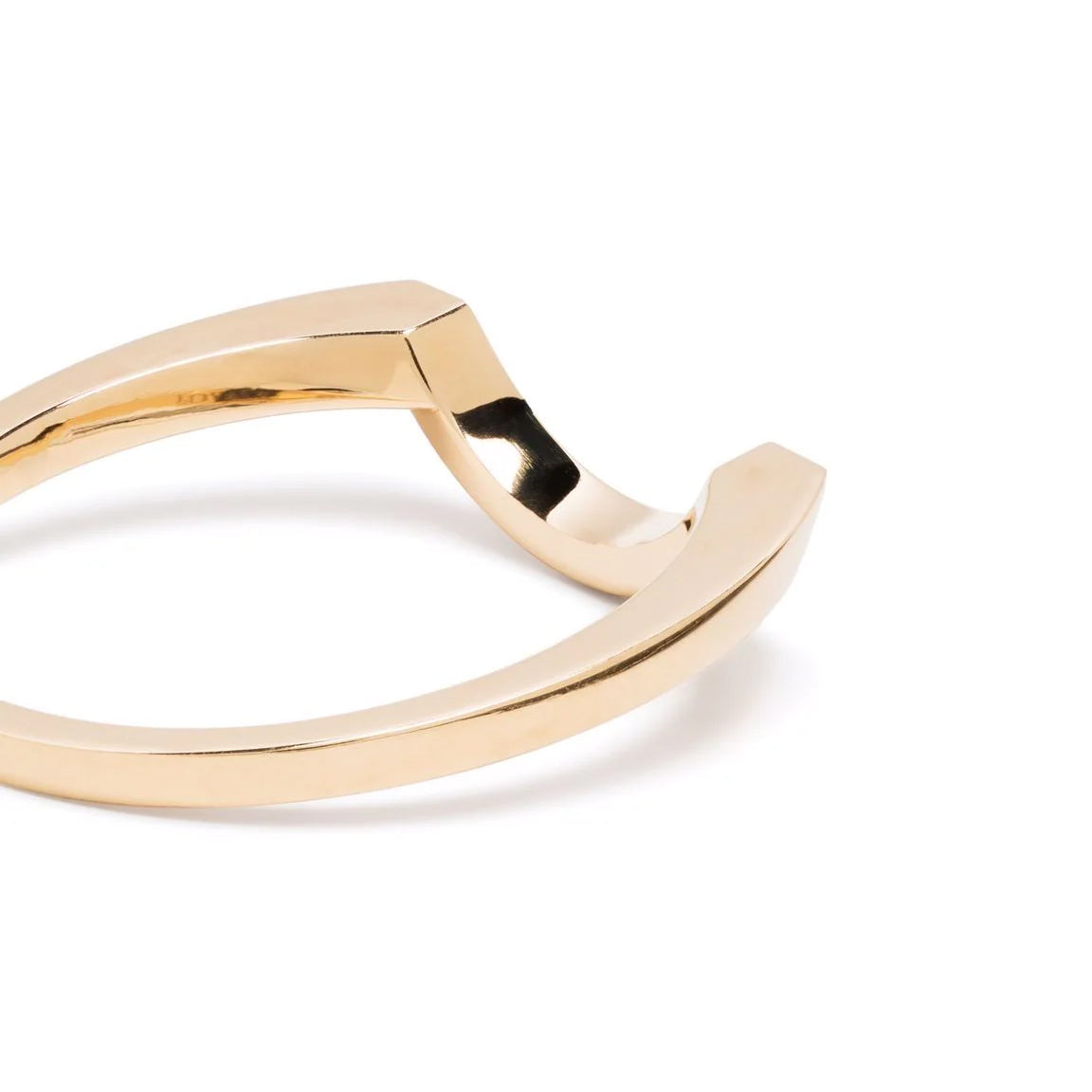 Bague Intrépide grand arc - Or jaune 18k - joaillerie France - Loyale Paris - 1