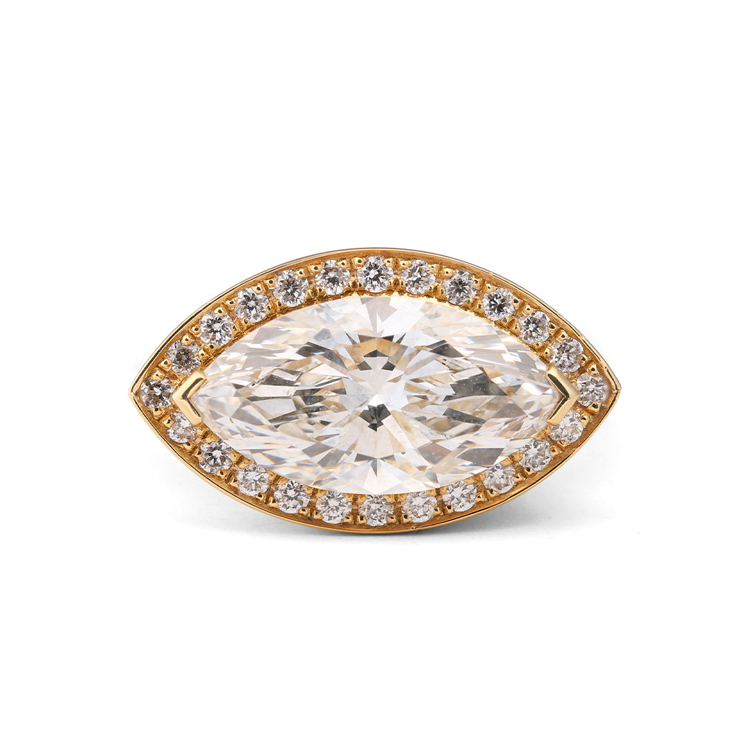 Bague La Marquise - Or jaune 18k - diamant éthique - Loyale Paris