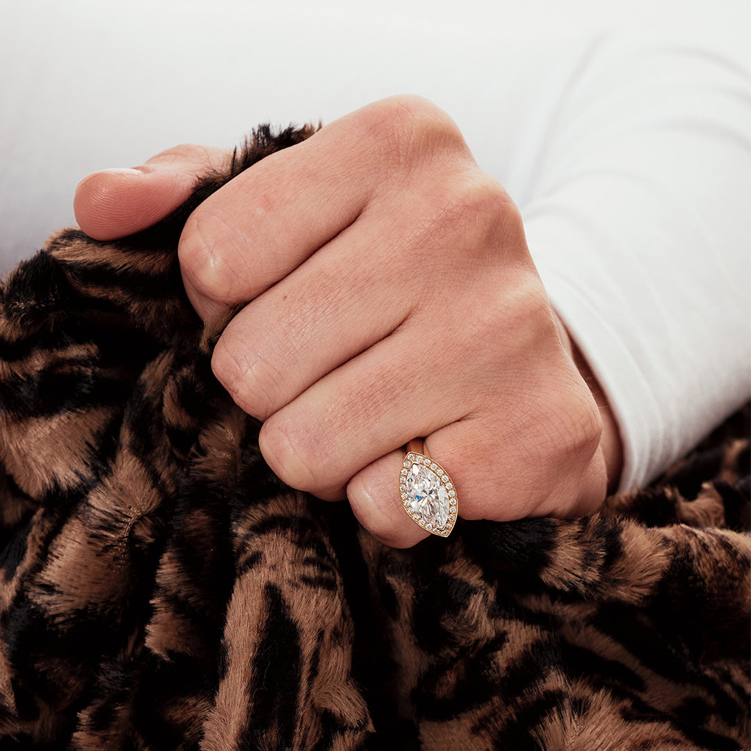 Bague La Marquise - Or jaune 18k - diamant éthique - Loyale Paris